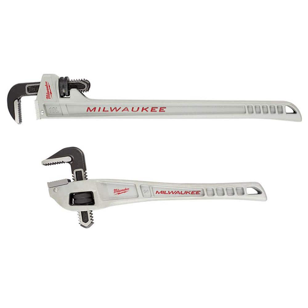 10 in. Aluminum Pipe Wrench with POWERLENGTH Handle with 14 in. Aluminum Offset Pipe Wrench price history on PriceWatchPro