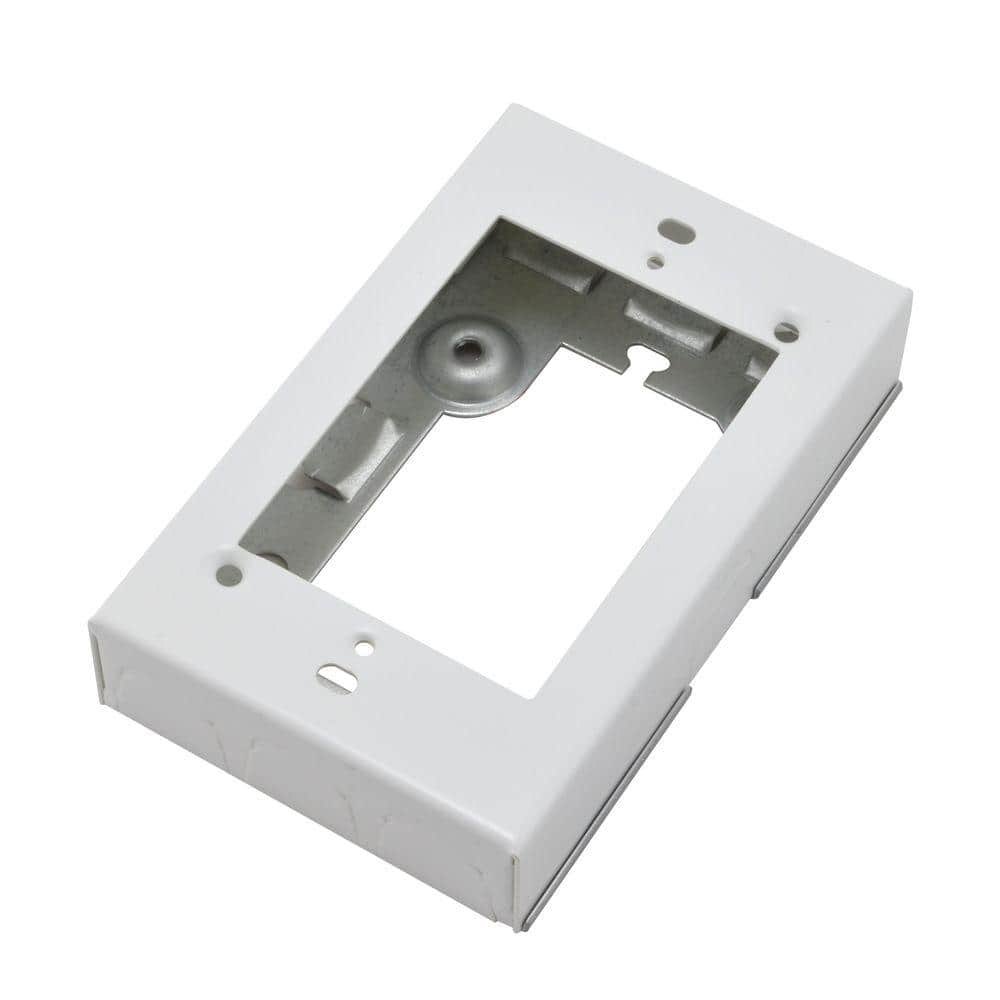 WIREMOLD WIRE MOLD 1542A NARROW JUNCTION BOX 3-1/4" x 1-5/8" GALVANIZED 
