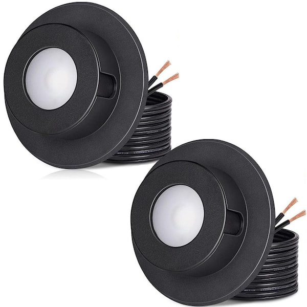 3W LED Underwater Pond Lights, 12-24V AC/DC, 3000K Warm White, IP68 Waterproof for Ponds, Fountains & Waterfalls 2-Pack