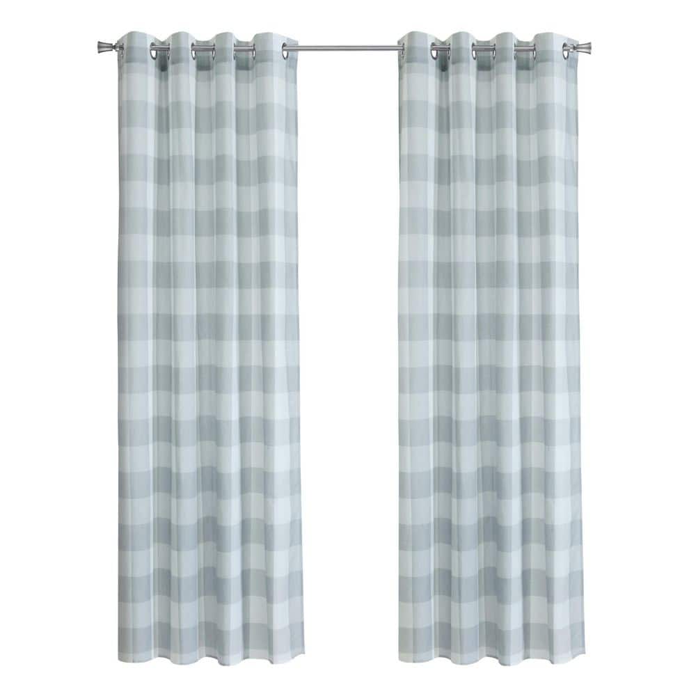 Genesis Grey Polyester Woven 52 in. W x 95 in. L Grommet Indoor Light Filtering Curtain (Single Panel) price history on PriceWatchPro