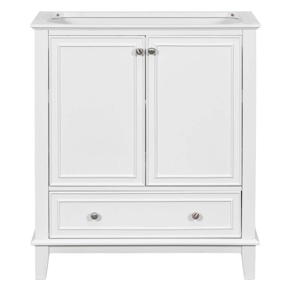 Aoibox 29.5 in. W x 17.8 in. D x 33.8 in. H Bath Vanity Cabinet without ...
