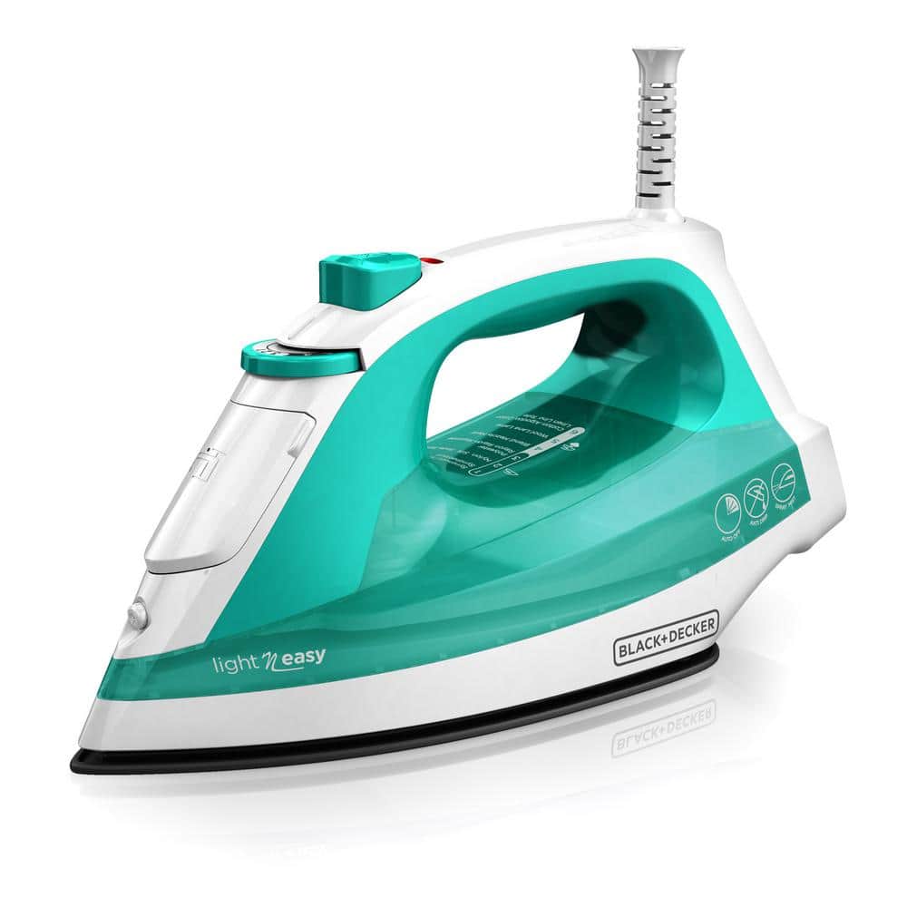 BLACK+DECKER Easy Steam Nonstick Compact Iron in Lime Green 