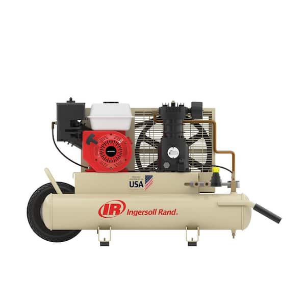 Ingersoll Rand Reciprocating 8 Gal. 5.5 HP Portable Gas Wheelbarrow Air Compressor