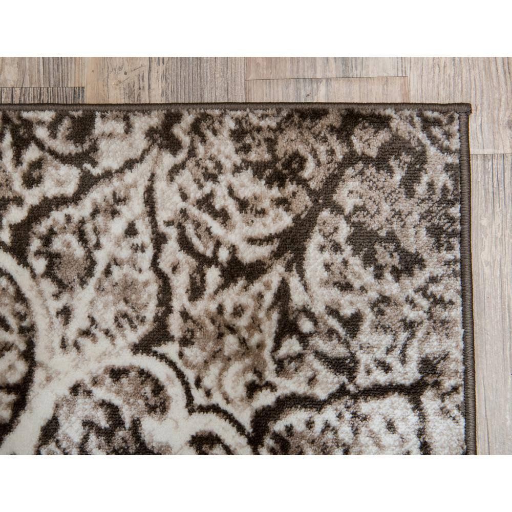 Grace Brown Rectangular Synthetic Indoor Area Rug