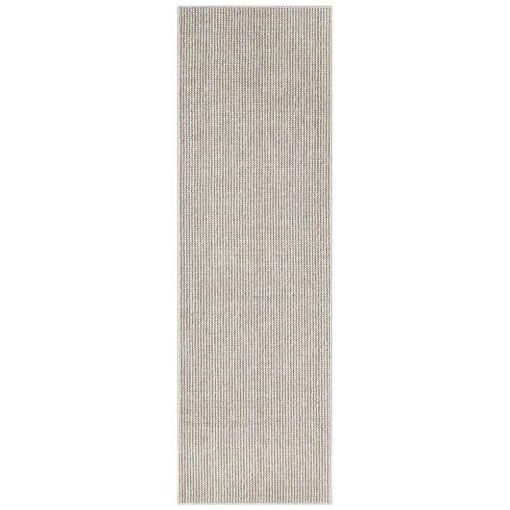 Textured Home Ivory Mocha 2 ft. x 6 ft. All-over design Contemporary Runner Area Rug price history on PriceWatchPro