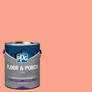 1 gal. PPG1193-5 Coral Serenade Satin Interior/Exterior Floor and Porch Paint