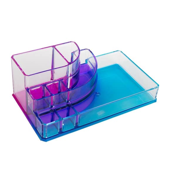 SIMPLIFY 8-Section Cosmetic and Jewelry Holder in Ombre