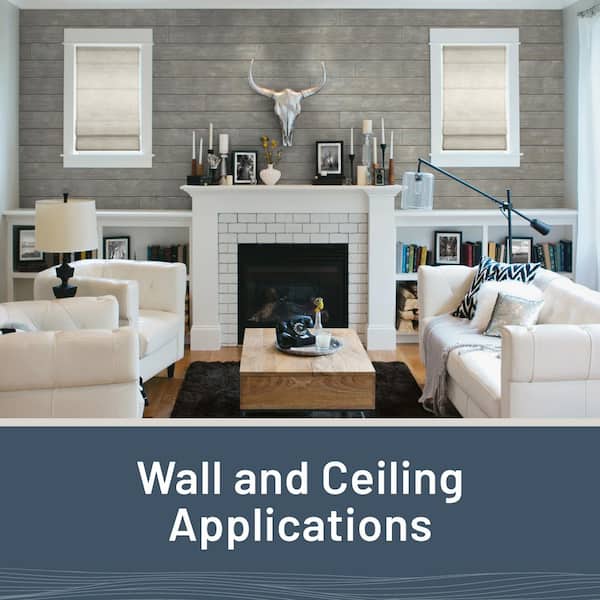 1 in. x 4 in. x 8 ft. Barn Wood Gray Pine Trim Board (4-Pack)