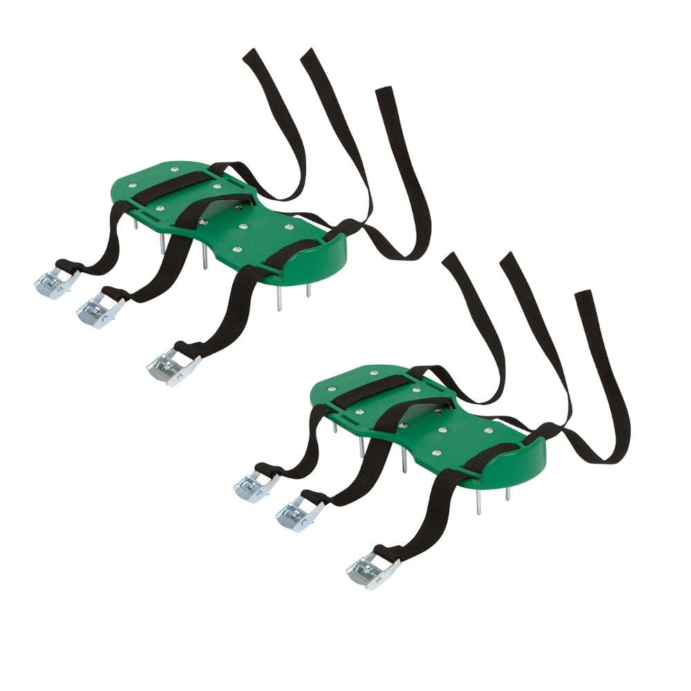 Trademark Innovations 3 Buckle Lawn Aerator Shoes with Adjustable