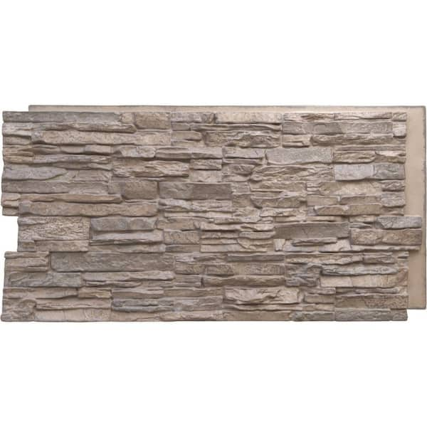 Ekena Millwork Canyon Ridge 45 3/4 in. x 1 1/4 in. Polermo Stacked ...