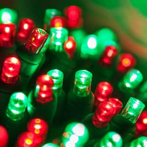 24 ft. 70-Light Red and Green 5 mm LED Mini Light Set