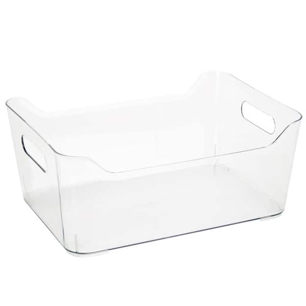 Simplify Large Storage Tote Bin - 13.7 x 9.76 x 5.71 - Clear