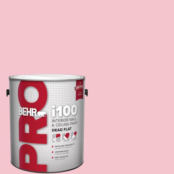 BEHR PRO 1 gal. #P150-2 Energetic Pink Dead Flat Interior Paint