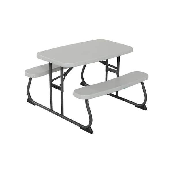 Lifetime 35-1/2 in. x 32-1/2 in. Kids Picnic Table with Benches