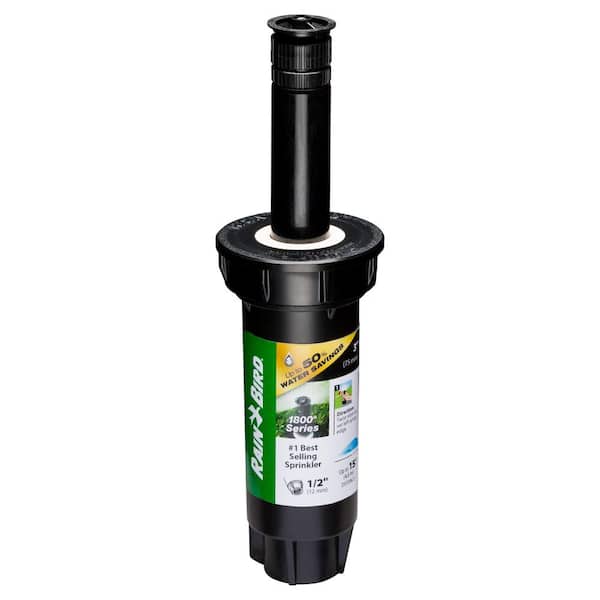 Rain Bird 1800 Series 3 in. Pop-Up PRS Sprinkler, 0-360° Pattern, Adjustable 8-15 ft.