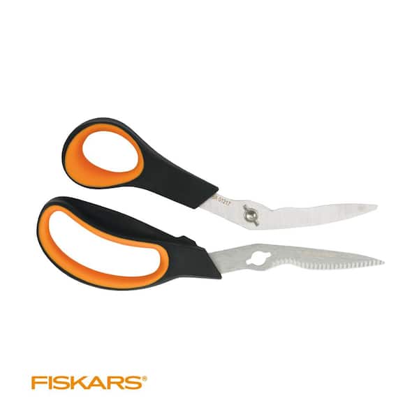 Fiskars 8 in Garden Pruning Shears, Stainless Steel Serrated Blade with  Take-apart Design and Softgrip Handle 396080-1011 - The Home Depot