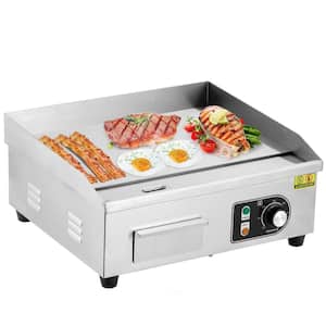 250 sq in. Stainless Steel Electric Griddle with Non-Stick Surface and Temperature Control