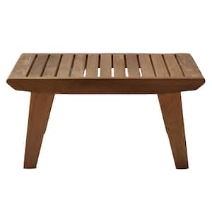 36 in. Hawaii Shower Bench or Table in Natural Teak