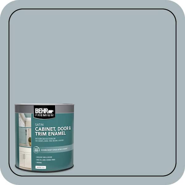 1 qt. #N470-3 Half Sea Fog Satin Enamel Interior/Exterior Cabinet, Door & Trim Paint