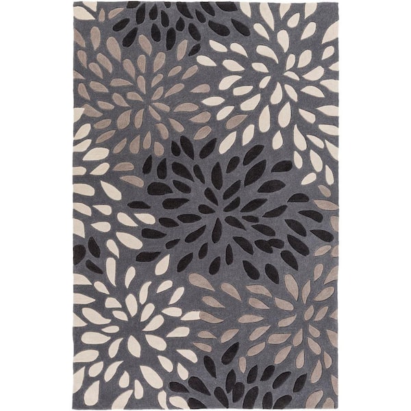 Artistic Weavers Liepaja Charcoal 9 ft. x 13 ft. Indoor Area Rug