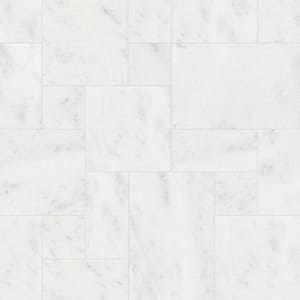 Sierra White Sandblast Marble Paver Tile Kit (10-Piece) (10 Kits/160 sq. ft./Pallet)