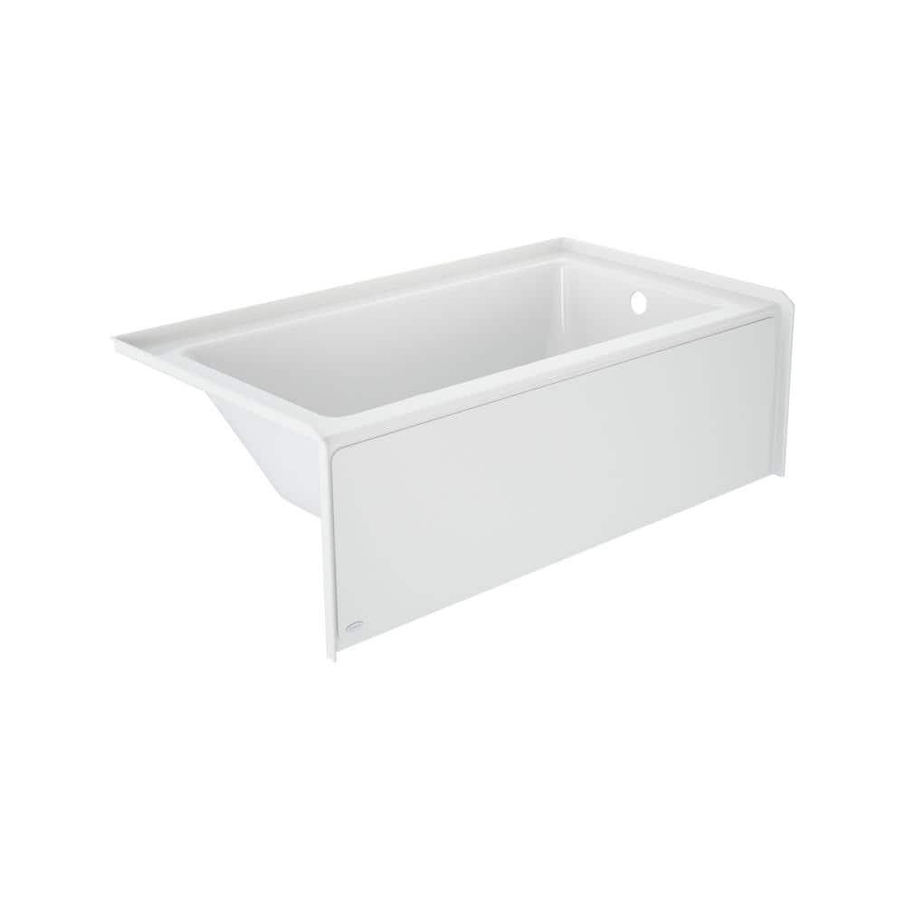 JACUZZI SIGNATURE 60 in. x 32 in. Soaking Bathtub with Right Drain in ...