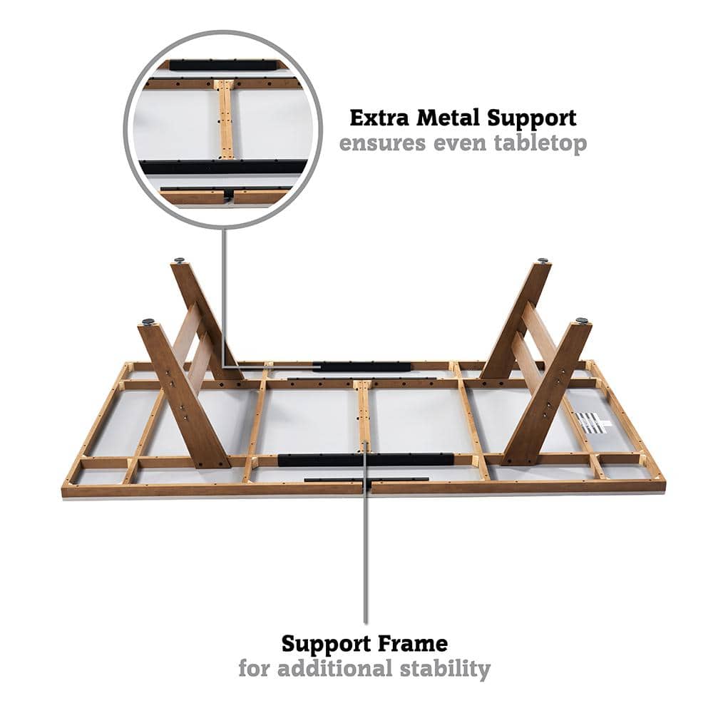 Gray and Brown Regulation Size Indoor Ping Pong Table with Net