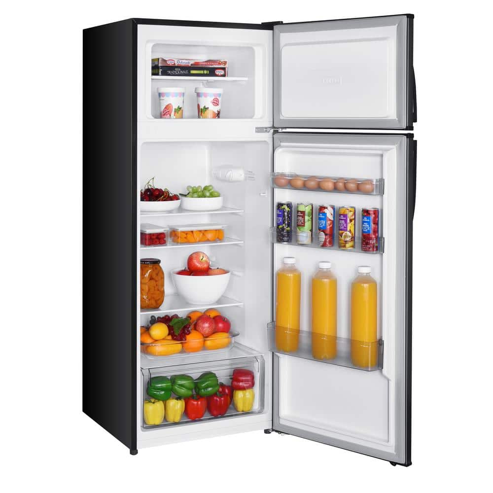 Compact Silver Energy Star Top Freezer Refrigerator