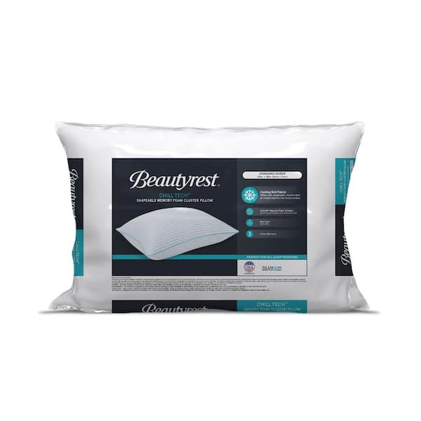 Calming Comfort - Set of 2 White Pillowcases for Cooling Knee