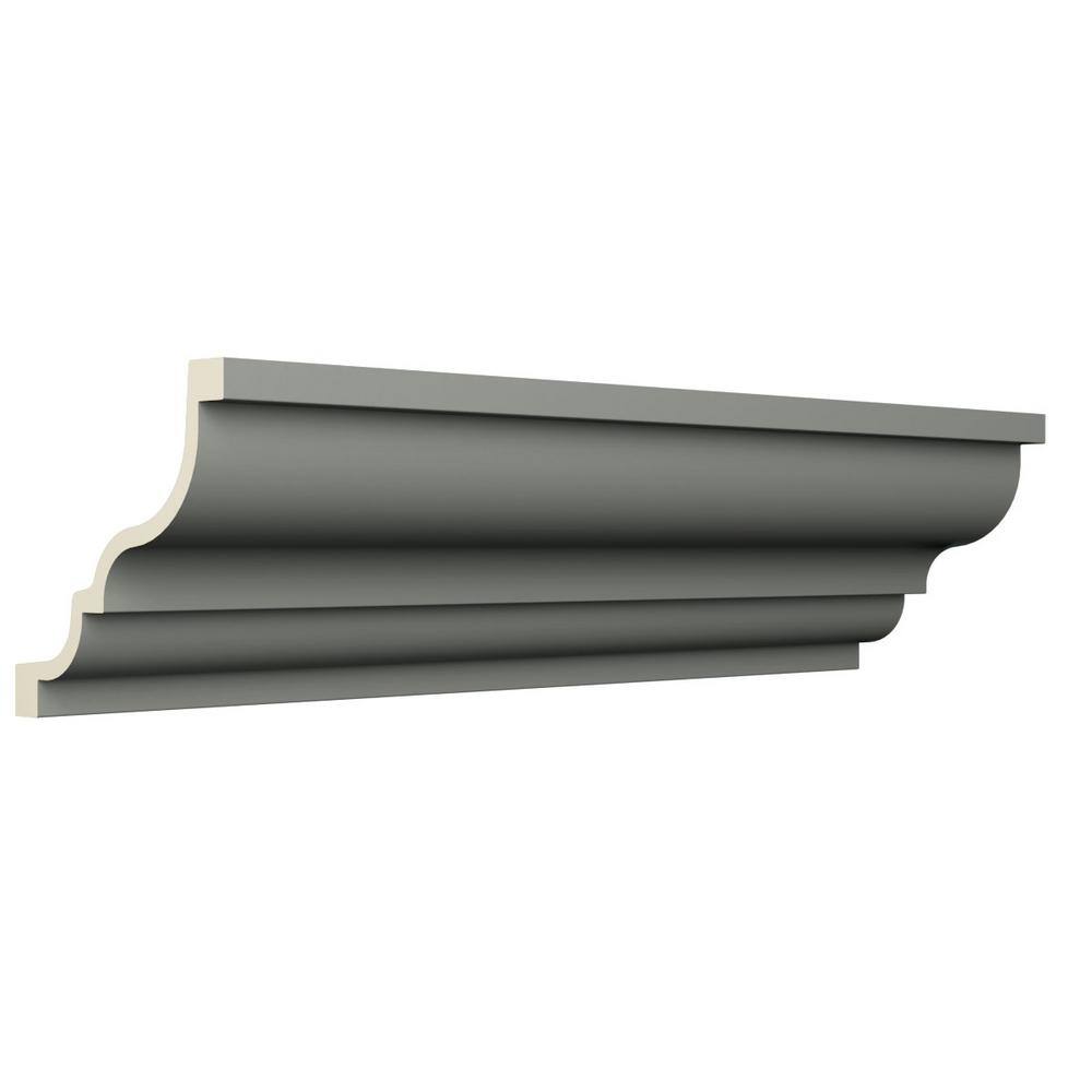 Owen 96" Gray Polyurethane Crown Moulding