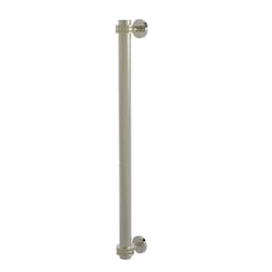 Allied Brass 402D-RP-PNI 18 Inch Refrigerator Pull with Dotted Accents Polished Nickel