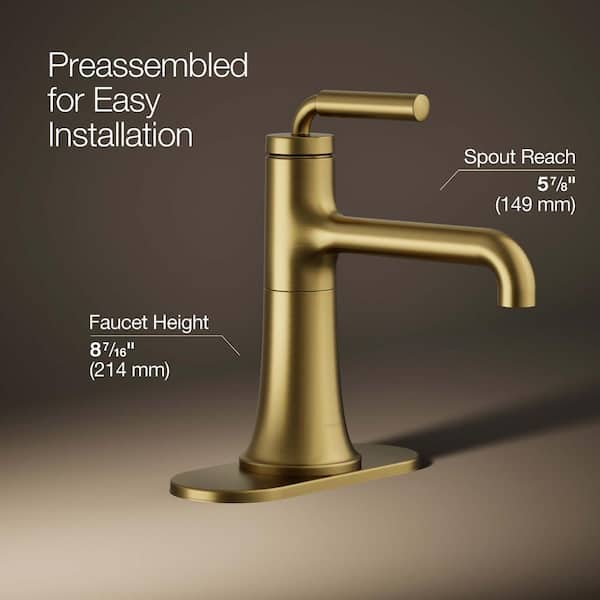 KOHLER Tone Single Handle Single-Hole 1.2 GPM Bathroom Sink Faucet