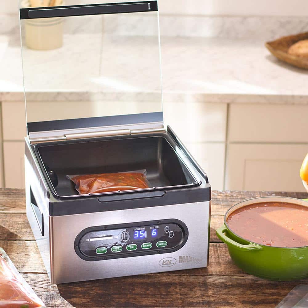 LEM MaxVac Pro Stainless Steel Chamber Vacuum Sealer