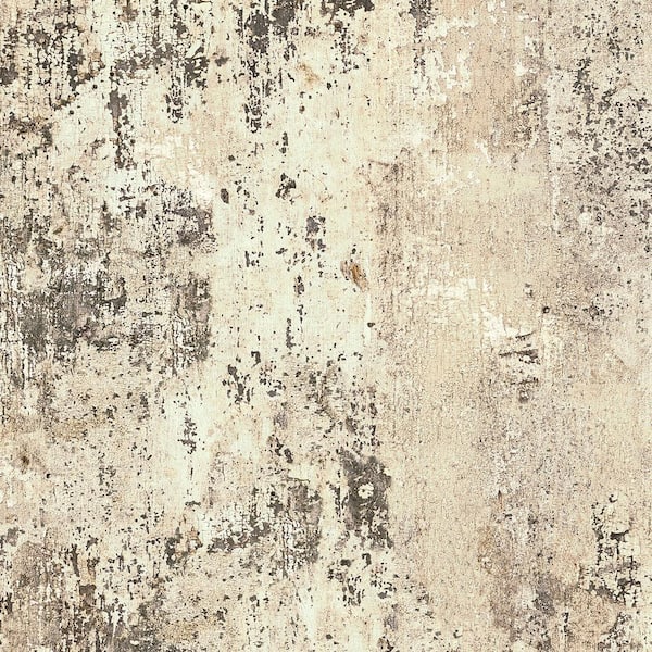 5 ft. x 12 ft. Laminate Sheet in Custard Milk Paint with Virtual Design Antique Finish