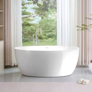 Vanity Art Amiens 59 in. x 32.3 in. Acrylic Flatbottom
