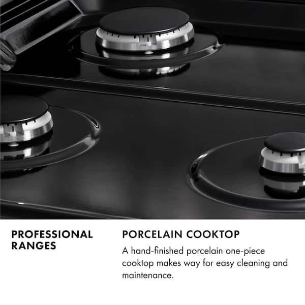 ZLINE Kitchen and Bath Autograph Edition 36 in. 6 Burner Dual Fuel