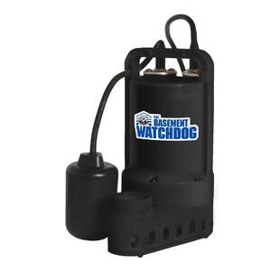 1/3 HP Submersible Sump Pump with Tether Switch