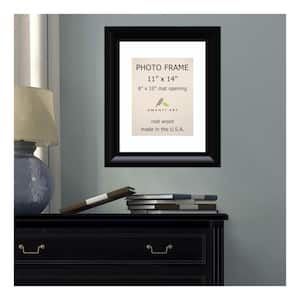 Steinway 8 in. x 10 in. White Matted Black Picture Frame