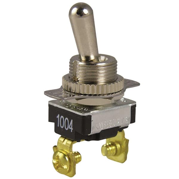 Single-Pole Medium Duty Toggle Switch in Black