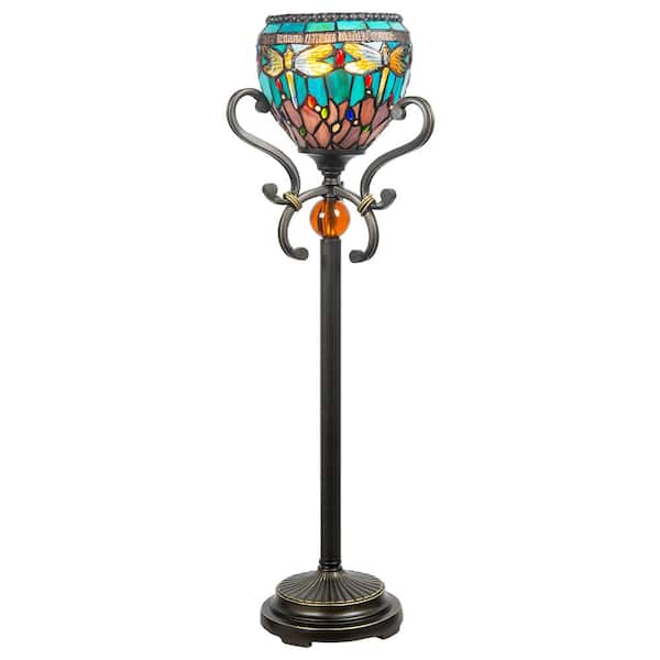Dale Tiffany Briar 29 in. Golden Antique Sand Buffet Lamp