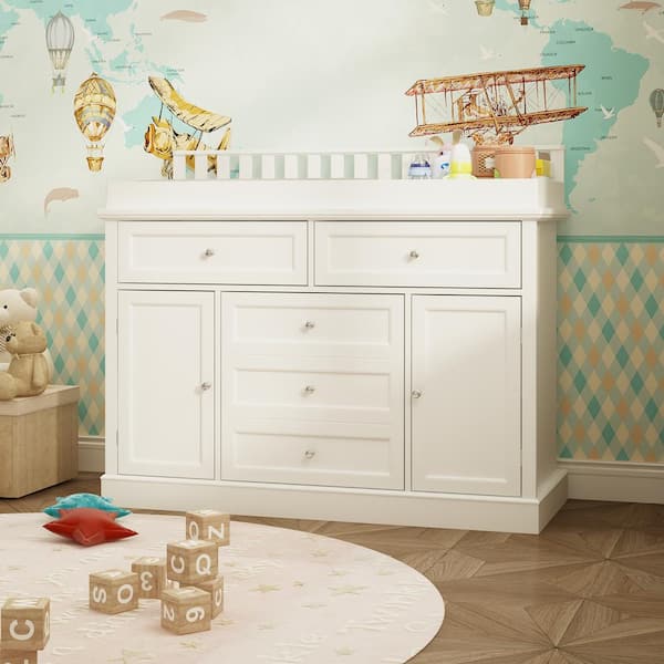 Chest Of Drawers White Dresser And Changing Table Changing Table