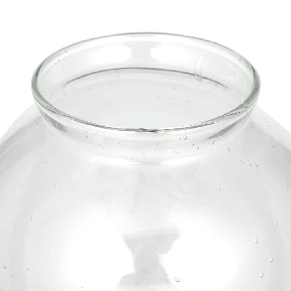 6'' Handblown Clear Seeded Glass Globe Shade