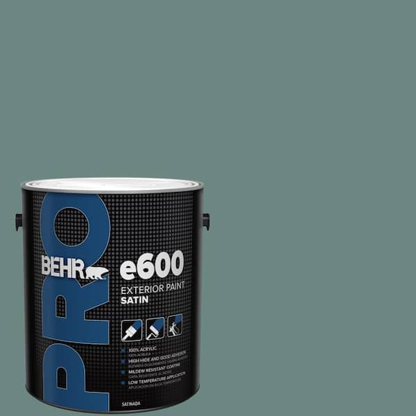 1 gal. #480F-5 Marsh Creek Satin Exterior Paint