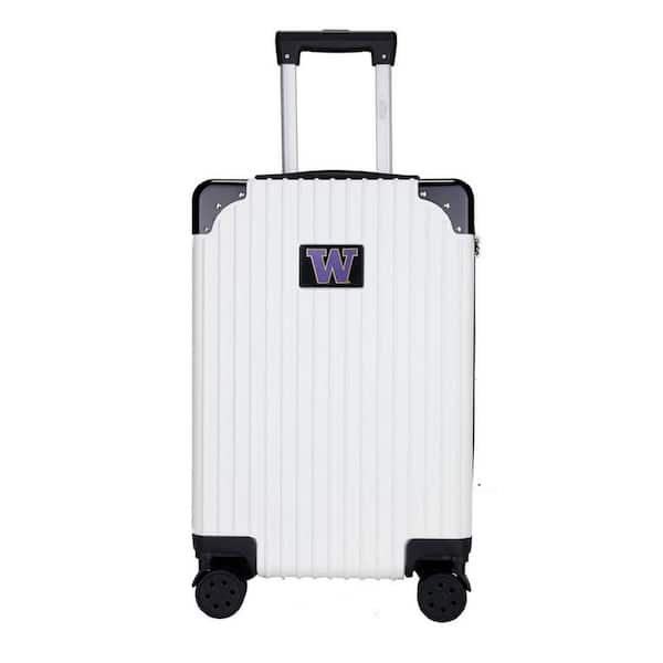 Mojo 21 in. White Washington Huskies premium 2-Toned Carry-On Hardcase