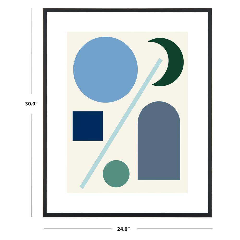 Tranquil Nights 24 x 30 Inch Framed Abstract Wall Art