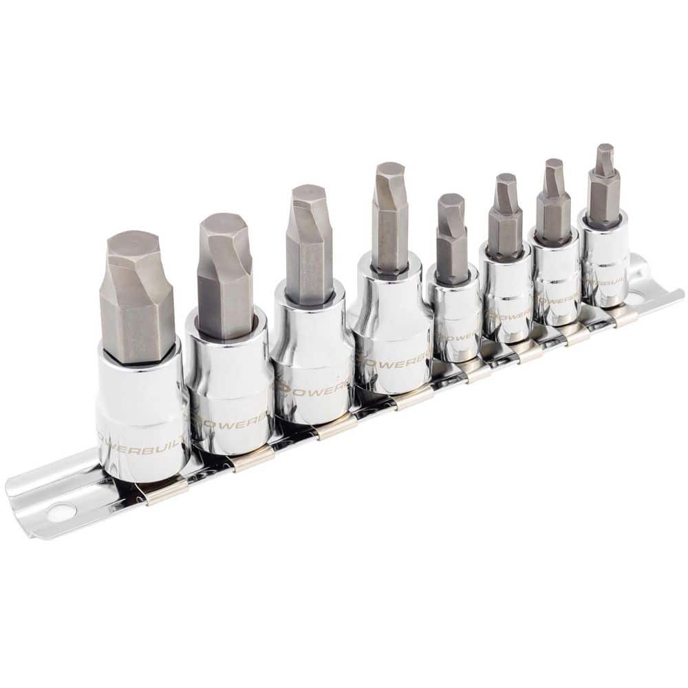 1/4 in. Drive and 3/8 in. Drive Metric Hex Bit Socket Set (8-Piece) price history on PriceWatchPro