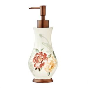Holland Floral Freestanding Lotion / Soap Dispenser in Natural