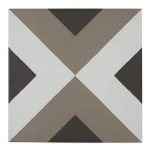 Marazzi D_Segni Starlit Smoke Blend 8 in. x 8 in. Glazed Porcelain ...