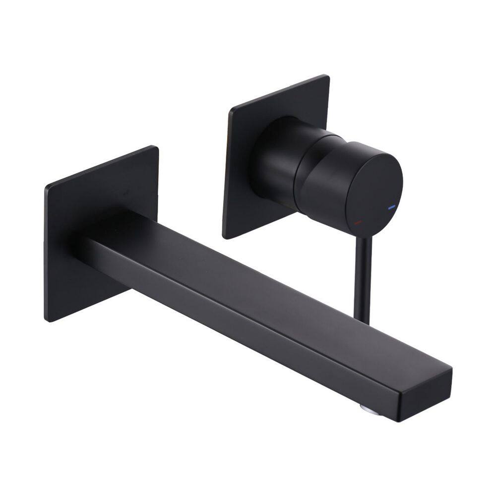 Single Handle Wall Mounted Bathroom Faucet in Matte Black price history on PriceWatchPro