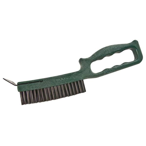 Wooster 6 in. Longneck Wire Brush with Scraper